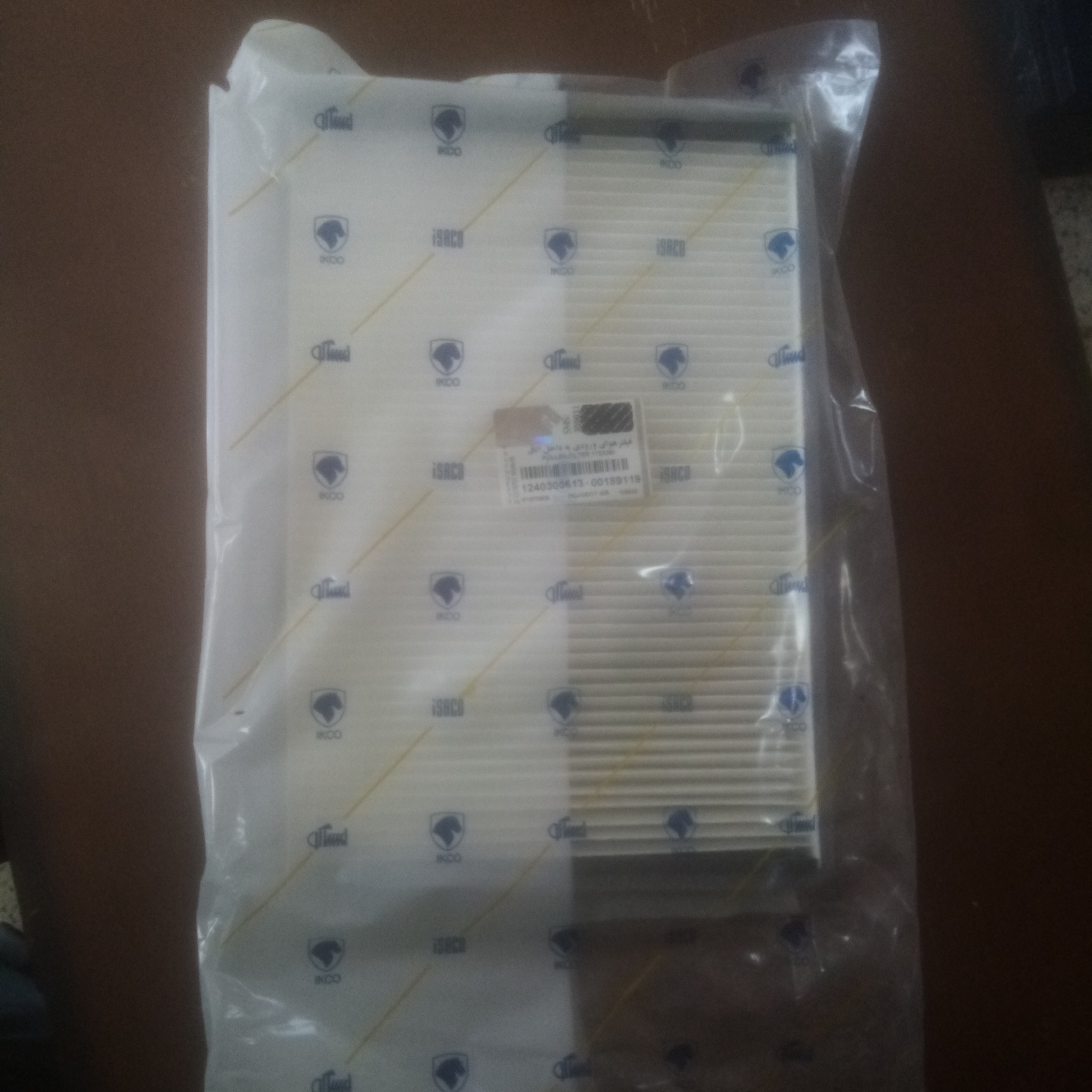 فیلتر کابین خودرو های پژو، سمند، پارس، 405 خانواده ایران خودرو اورجینال ایساکو