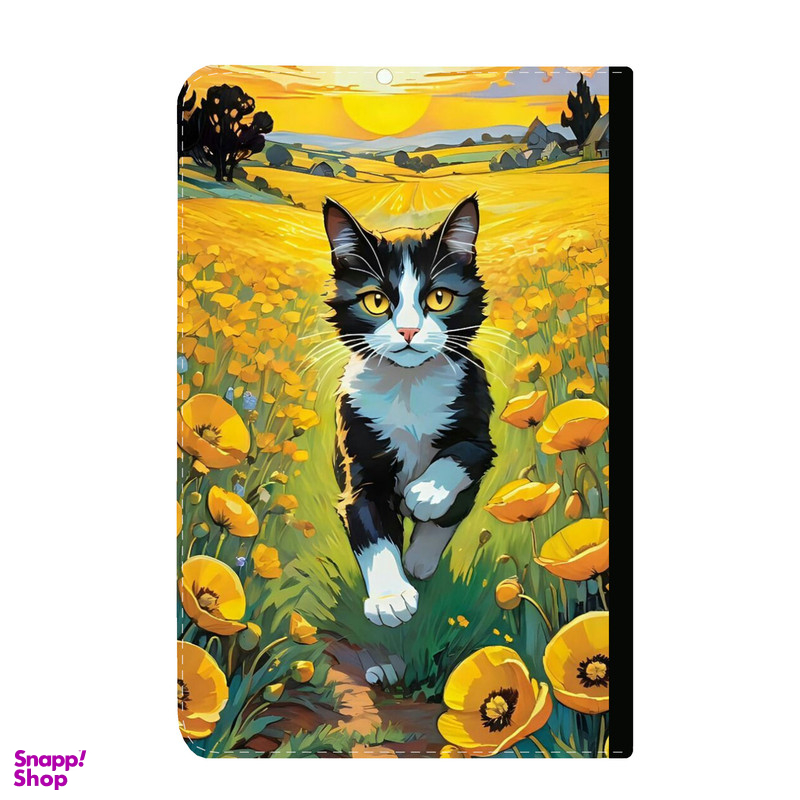 کلاسور مدل گربه و گل آفتابگردان کد 89