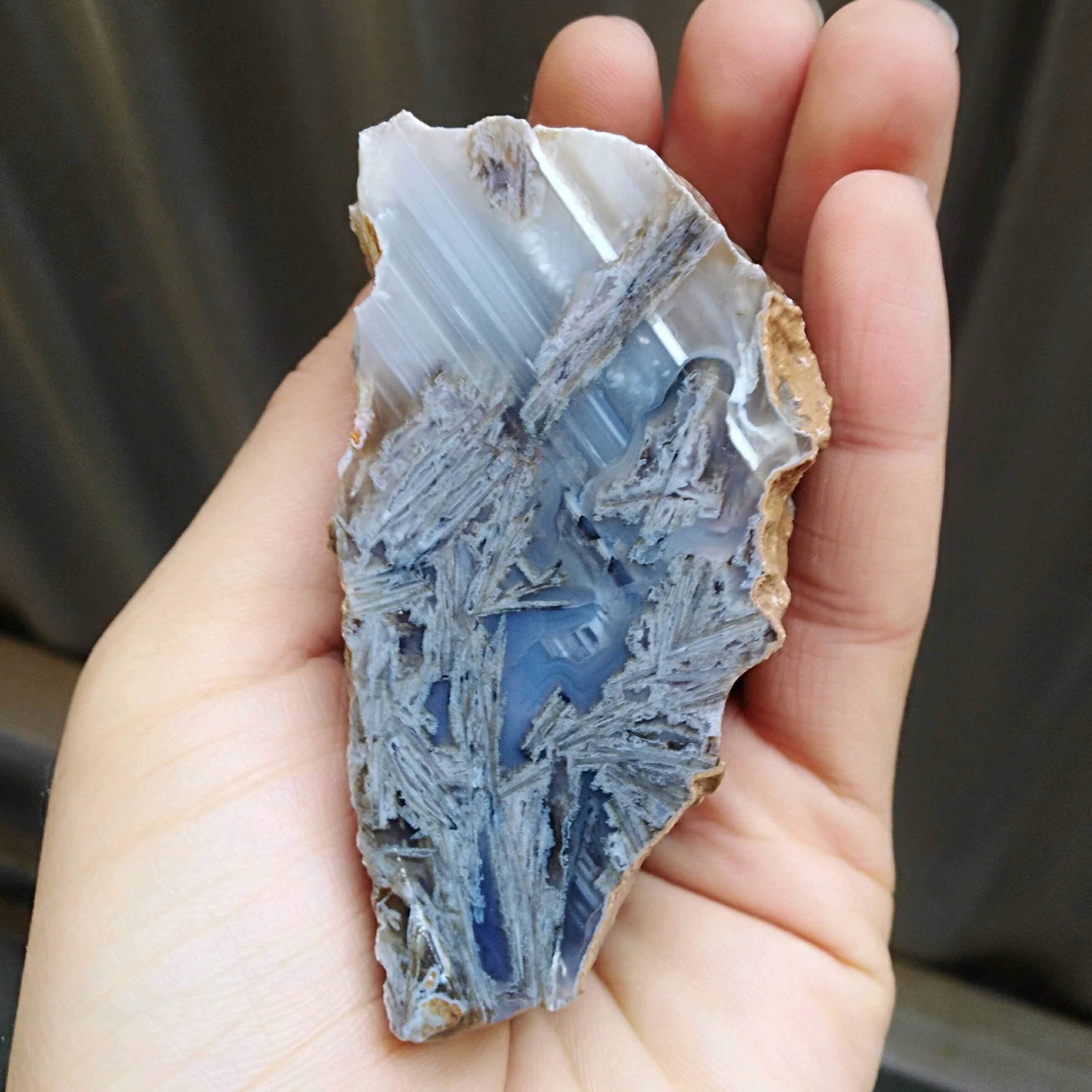 اسلایس راف عقیق سلیمانی رتایل دار خاااص کاملا طبیعی