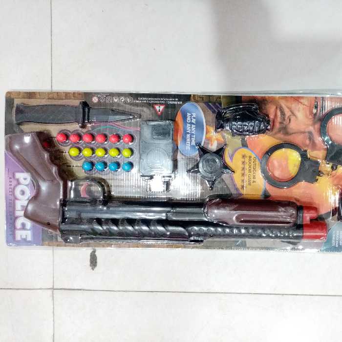 اسباب بازی تفنگ شادگان بزرگ همراه با وسایل 