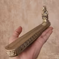 جا عودی مجسمه پدر  فینگشویی طلایی خاص دور نقش