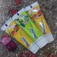 خمیر دندان بچه گانه ی دکتر ارنست با دو طعم دوست داشتنی پرتغال و کیوی 