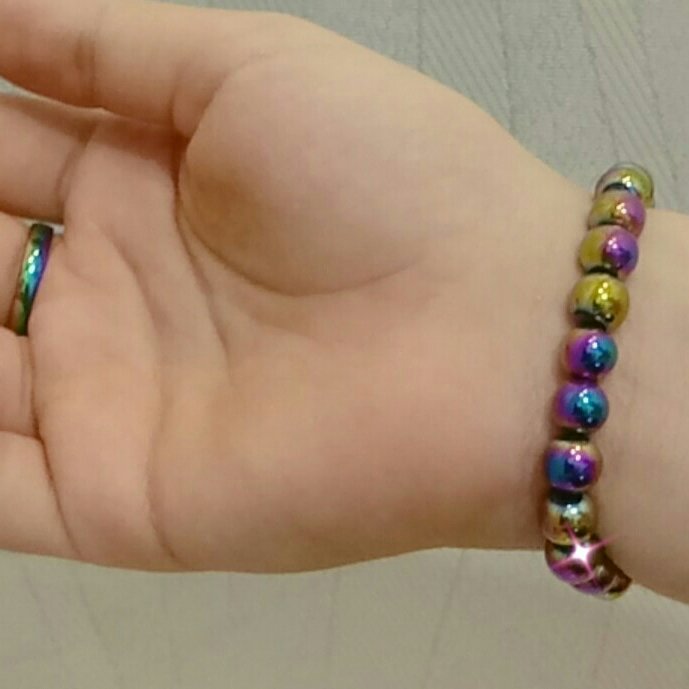 دستبند حدید هفت رنگ