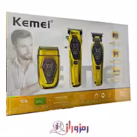 ست 3 قلو ماشین اصلاح کیمی km-8551