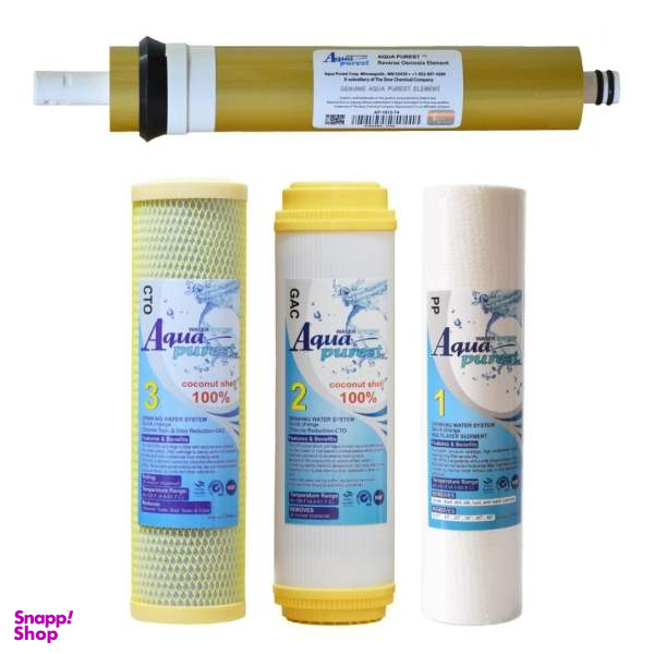 فیلتر دستگاه تصفیه آب آکوا پیورست مدل GOLDEN- PRO TW04 بسته 4 عددی