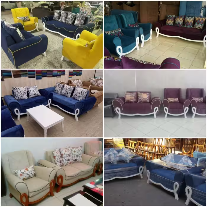مبل 7نفره راحتی پاپیونی