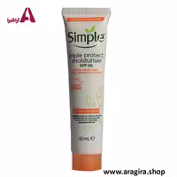 کرم ضدآفتاب آبرسان و ضد لک spf30 سیمپل 40ml