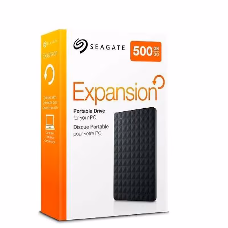 هارد دیسک اکسترنال سیگیت 500 گیگ یکسال گارانتی