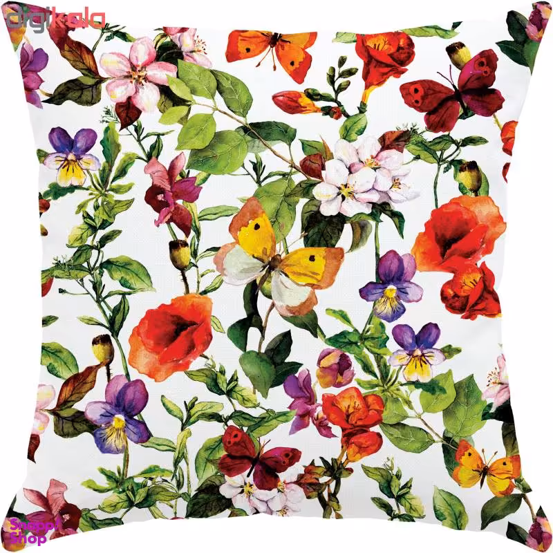 کاور کوسن مدل C1-10811 چند رنگ سایز 43*43 سانتی‌ متر