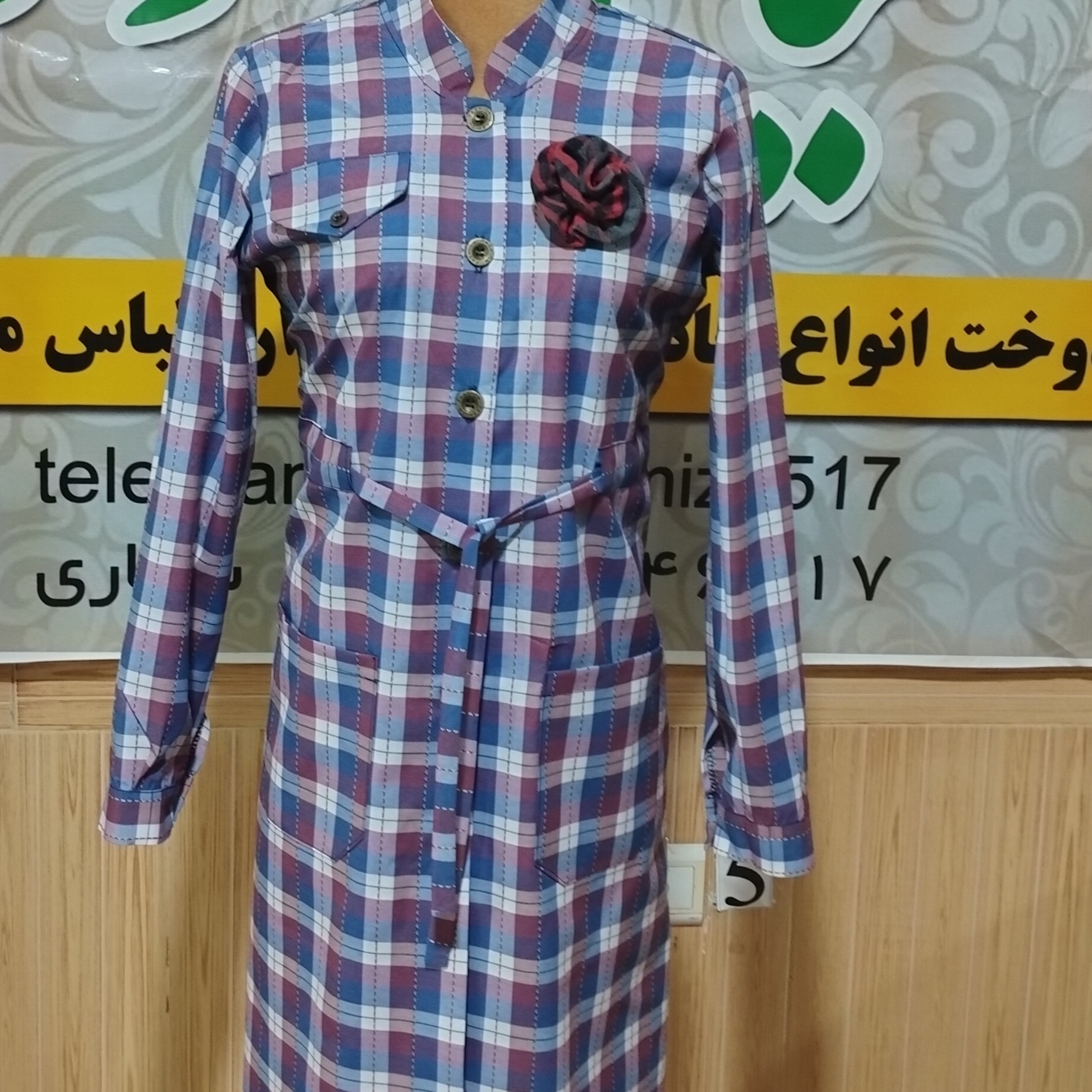 مانتو چارخانه شیک سایز50