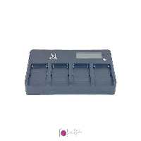 شارژر 4 تایی با صفحه نمایش Monograph مناسب برای باتری های F-970