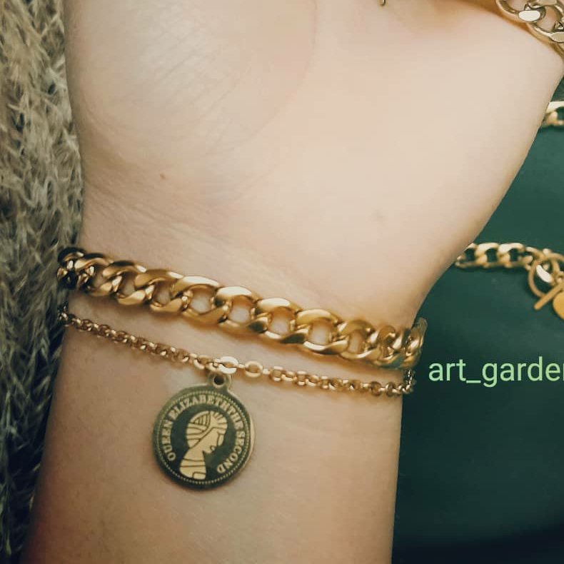 دستبند کارتیر دولاین با سکه الیزابت