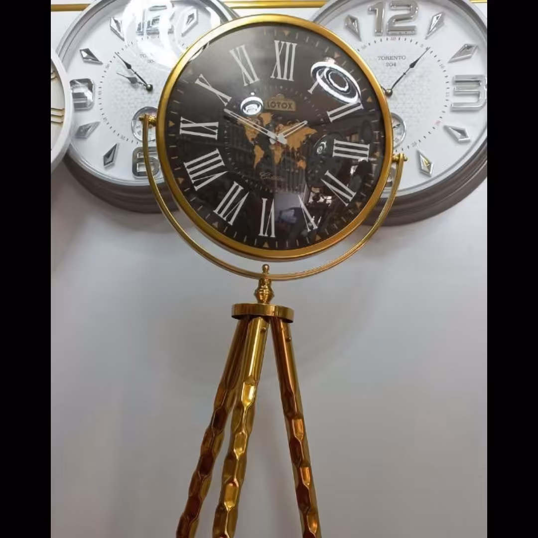 ساعت ایستاده ساعت کنار سالنی ساعت سه پایه  