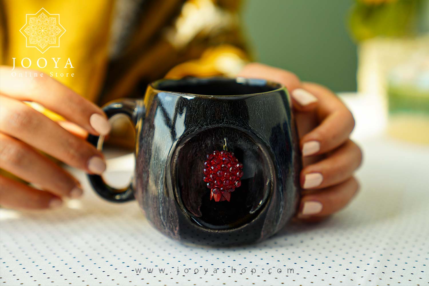 ماگ سرامیکی دسته دار جیلی