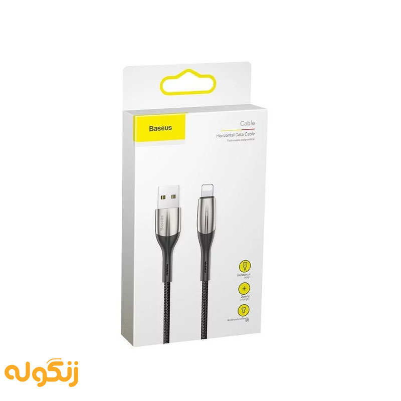 کابل آیفونی Baseus Horizontal CALSP-C 1.5A 2m - زنگوله