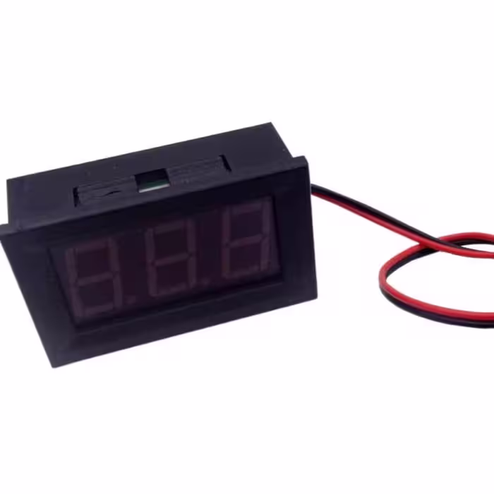 ماژول ولتمتر سایز 0.56 اینچ 2 سیمه روپنلی قرمز DC4.5-30V