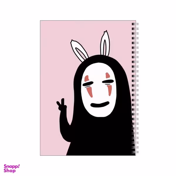 دفتر مشق 50 برگ بامبیلیپ طرح شخصبت بی چهره شهر اشباح کد 0716202