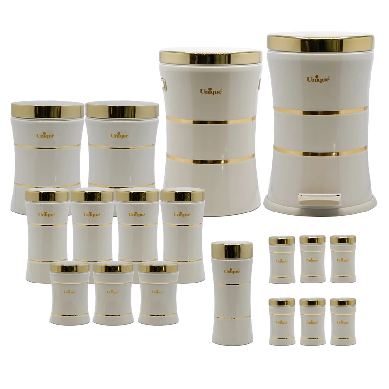 سرویس آشپزخانه 18 یونیک پارچه مدل کمر باریک K_T کد 4690