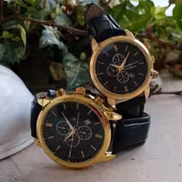 ساعت ست زنانه و مردانه رومانسون بند چرم