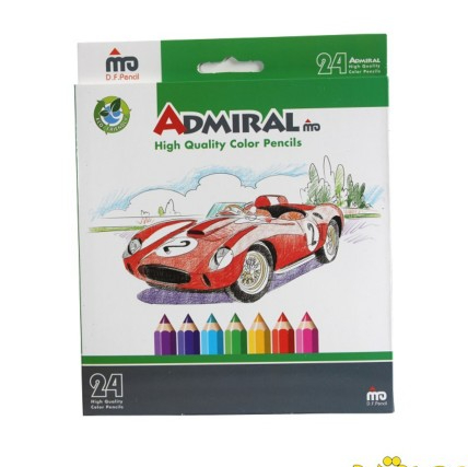 مداد رنگی 24 رنگ ادمیرال ساخت ایران