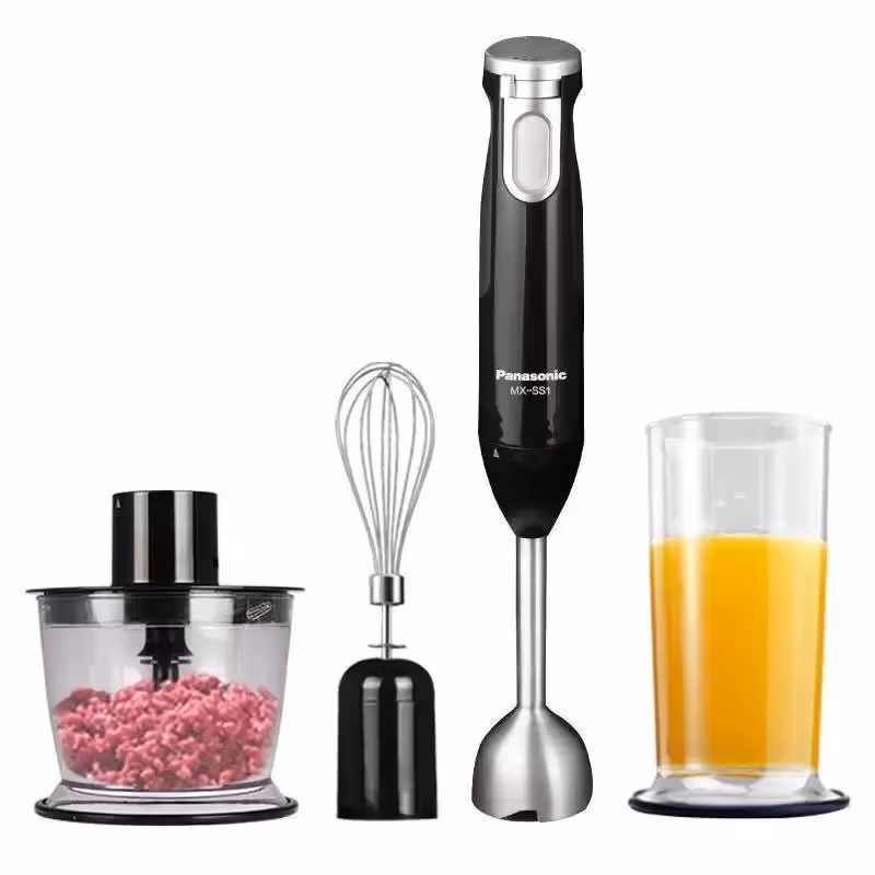 گوشت کوب سه کاره پاناسونیک مدل MX-Ss1  توان 600 وات  تنظیمات 4 سرعته 