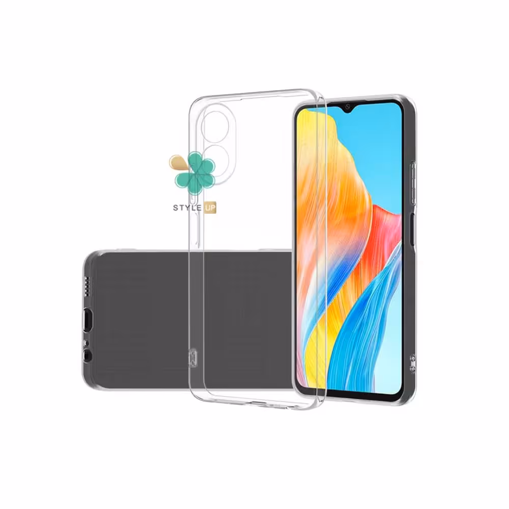 قاب گوشی ژله ای محافظ لنز دار مناسب Oppo A38