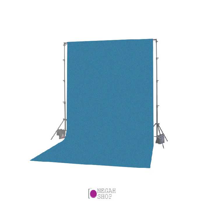 فون عکاسی مخمل آبی روشن 3*2 کد 14