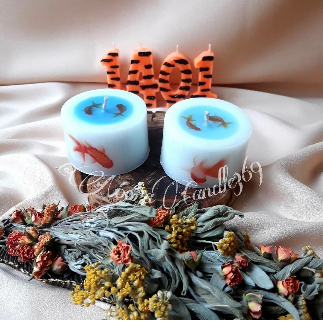 شمع  حوضچه ماهی