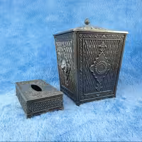 ست سطل و جا دستمال پیوتر  کد 203P