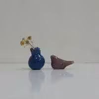 پرنده انگشتی و انار سرامیکی کد 7