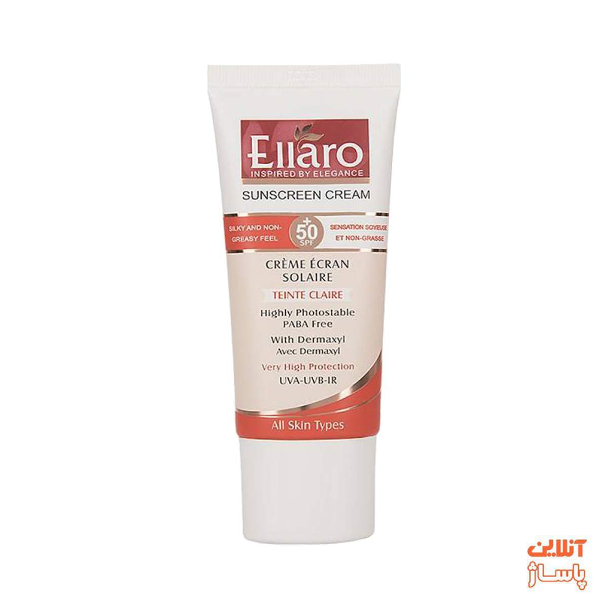 کرم ضد آفتاب رنگی الارو مدل Teinte Claire با spf50 حجم 50 میلی لیتر