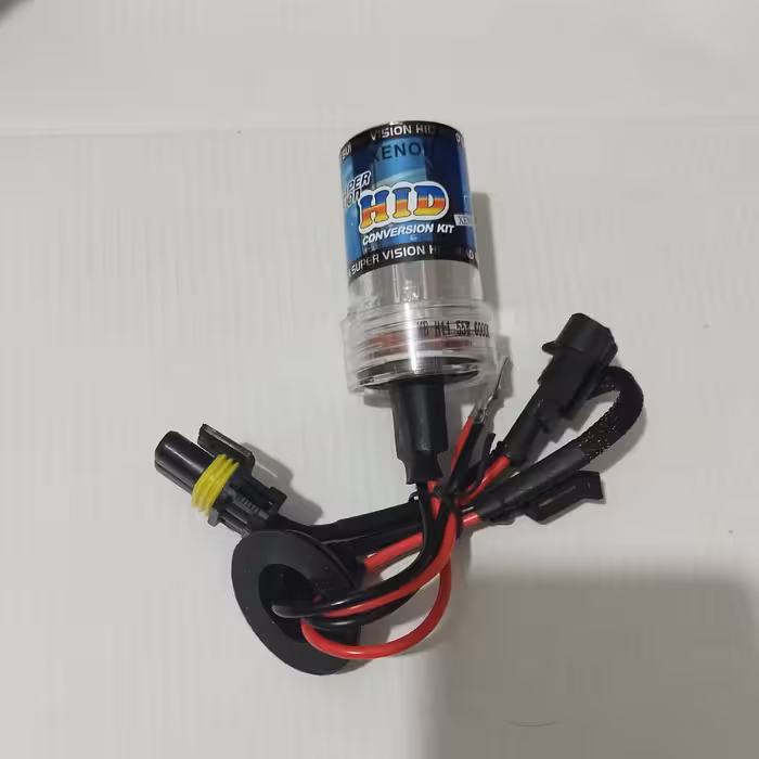 لامپ زنون تکی بدون ترانس رنگ سفید بسته یک عددی پایه H1 h1