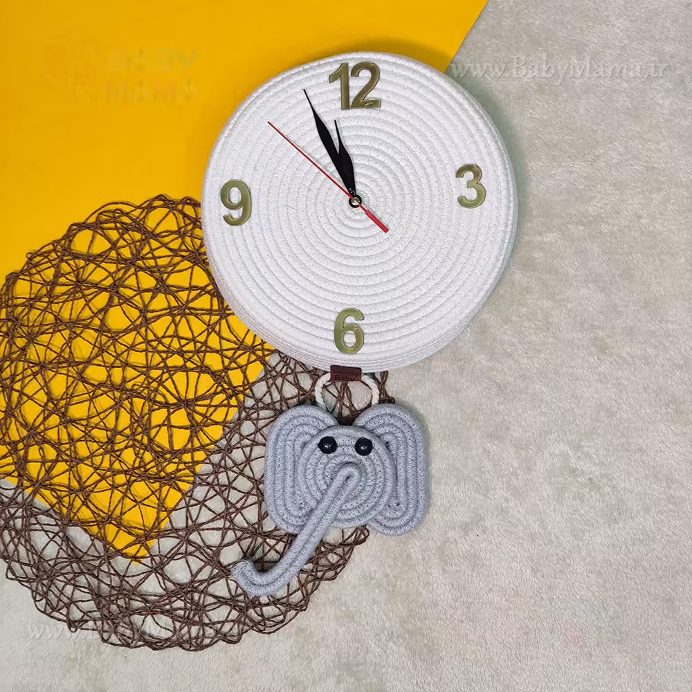 ساعت دیواری قیطون رنگین کمان