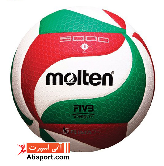 توپ والیبال زنبوری molten 5000