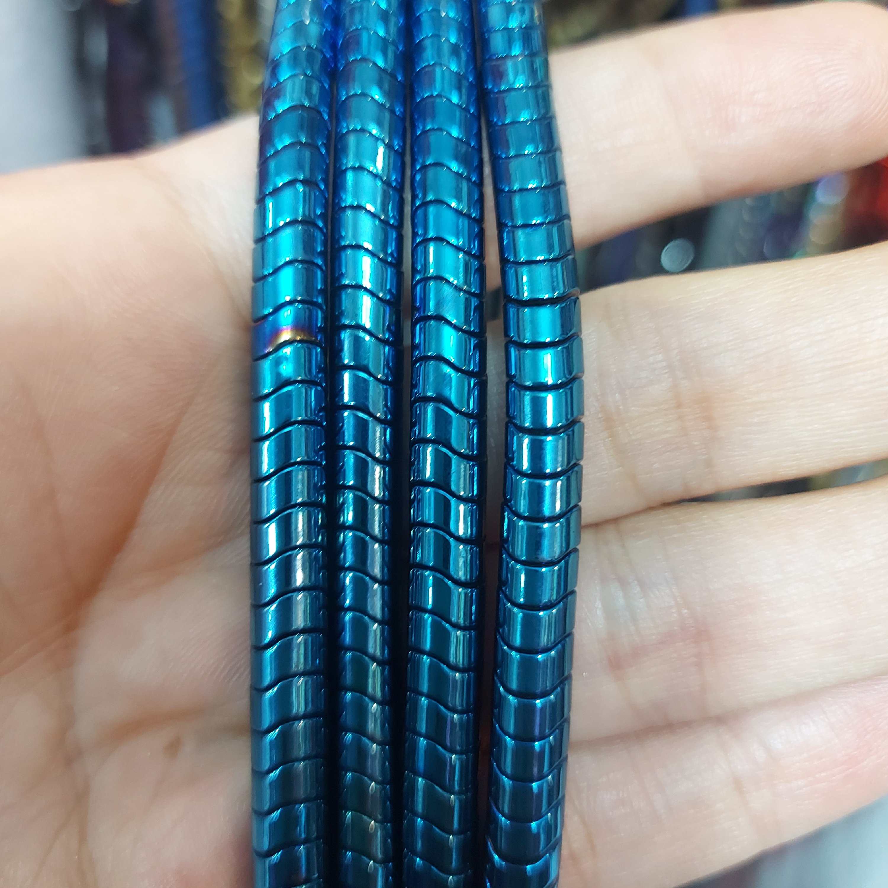 حدید استوانه پیچ آبی سایز 8 بسته 10 عددی