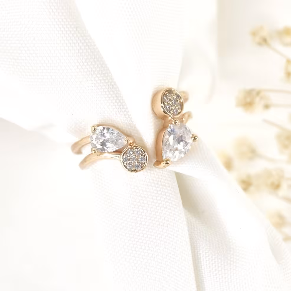 انگشتر فری سایز نگین طرح الماس کد8148