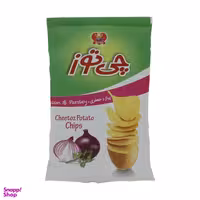 چیپس پیاز و جعفری چی توز وزن 60 گرم