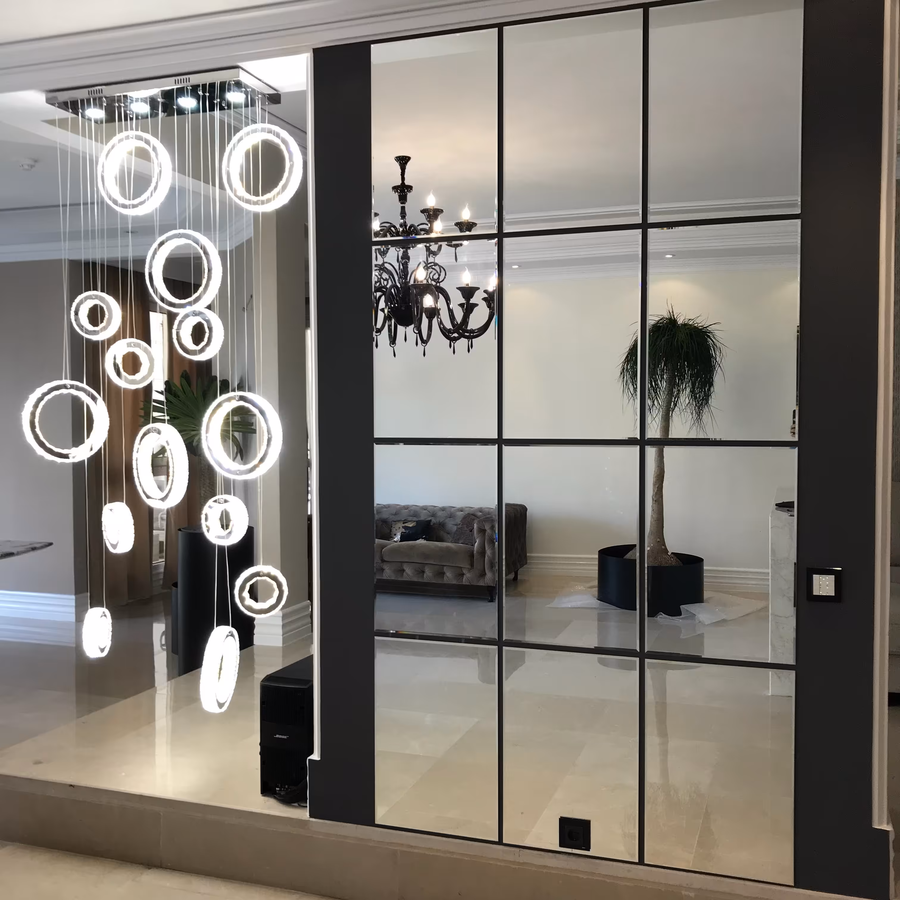 آینه کاری دیواری تایلی