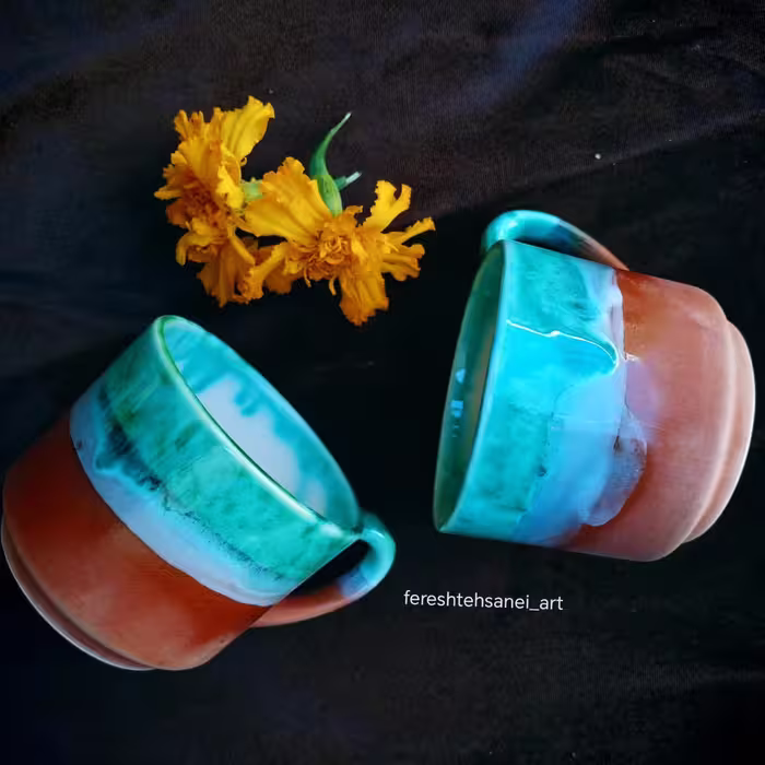 لیوان سرامیکی  با قیمت مناسب و کاملا مصرفی و بدون سرب با لعاب خاص