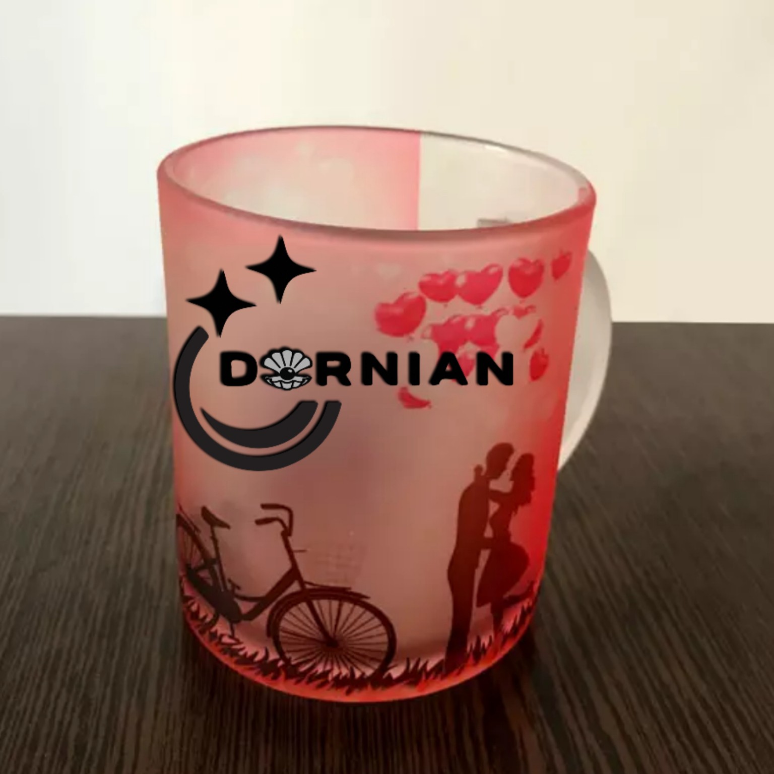چاپ لیوان شیشه ای