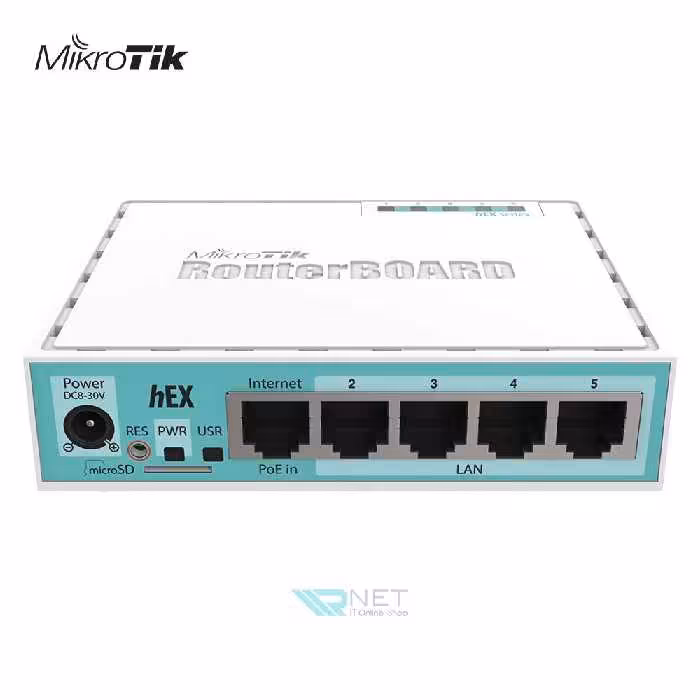 روتر میکروتیک مدل Mikrotik hEX RB750GR3