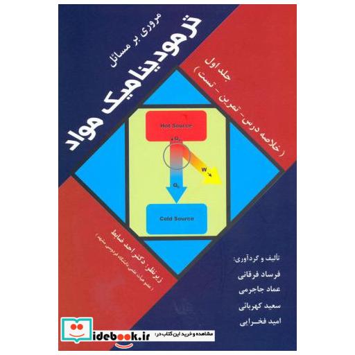 کتاب مروری بر مسائل ترمودینامیک مواد (خلاصه درس - تمرین - تست) جلد1 اثر فرساد فرقانی