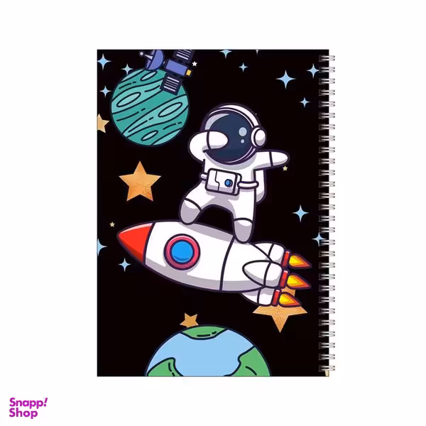 دفتر مشق 50 برگ بامبیلیپ طرح قضانورد وکره زمین کد 1231982