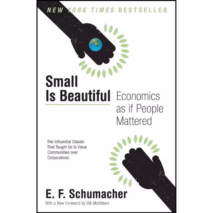 کتاب زبان اصلی Small Is Beautiful اثر E F Schumacher