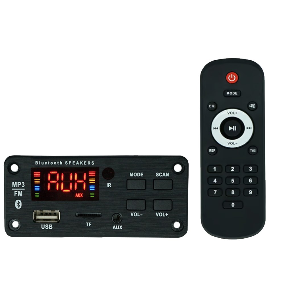 پنل صوتی وبلوتوثی وفلش خور ریموت بزرگ مدل D022
