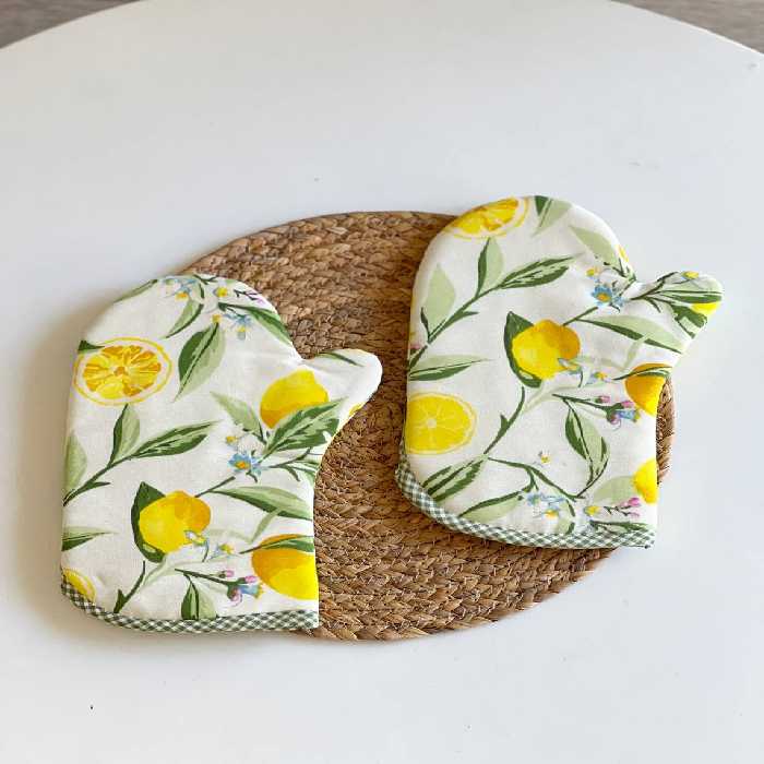 دستکش فر- طرح لیمو