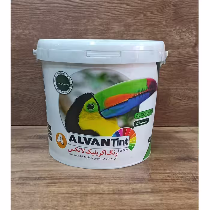 رنگ اکریلیک نیمه مات آبی درباری ( ترکیب کامپیوتری) 10 کیلویی 