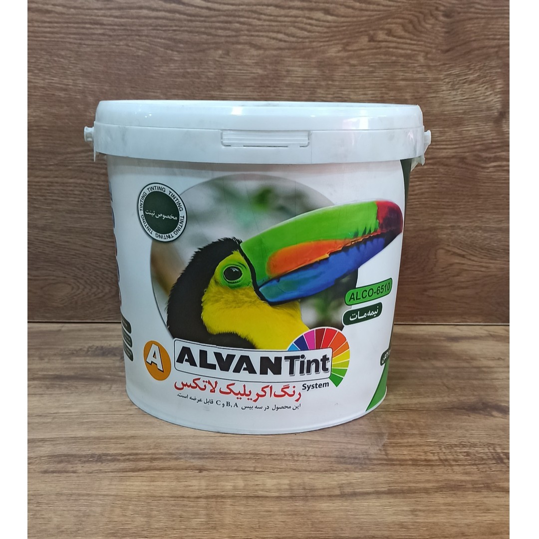 رنگ اکریلیک نیمه مات آبی درباری ( ترکیب کامپیوتری) 10 کیلویی