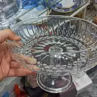 میوه خوری پایه دار تراش 
برند Allegra ترک
جنس کریستال شفاف و سبک
کار دست کیفیت عالی
قطر 25 س
 هزینه ارسال به عهده مشتری