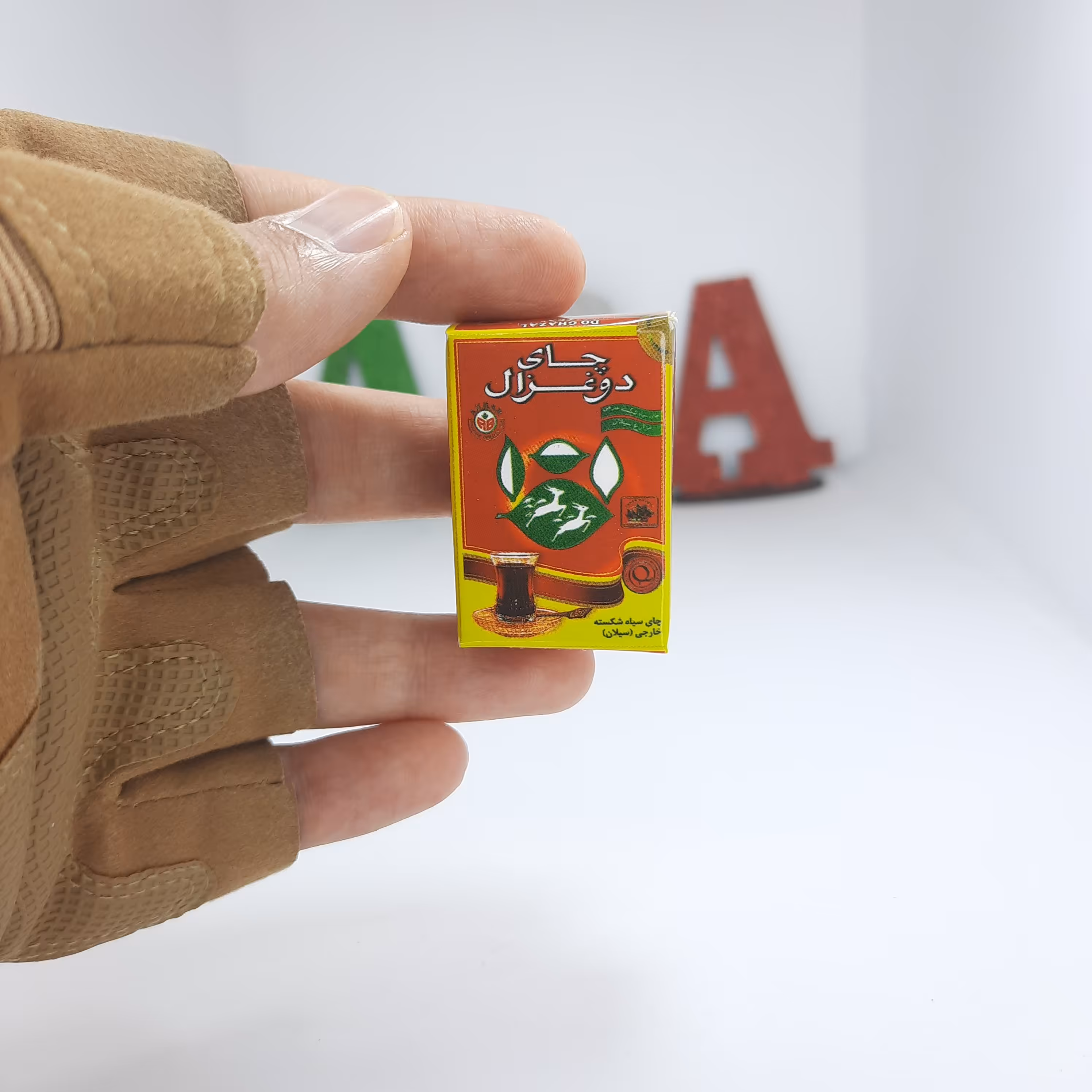 مینیاتوری مگنت یخچال طرح چای دو غزال